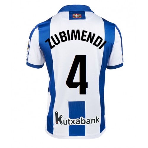 Real Sociedad Martin Zubimendi #4 Domaci Dres 2024-25 Kratak Rukav